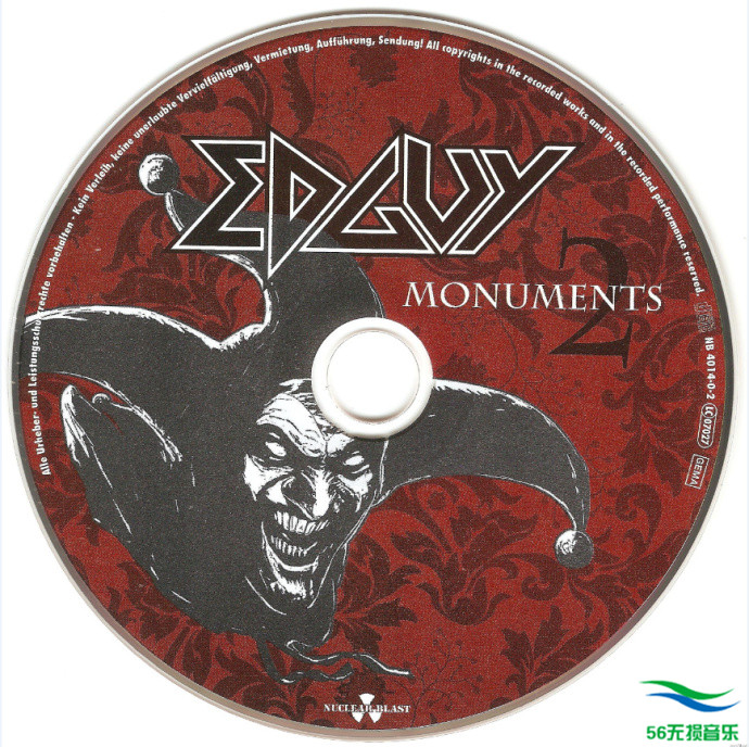 Edguy - 《Monuments (Earbook Edition) 4CD》2017德国金属[FLAC 无损]