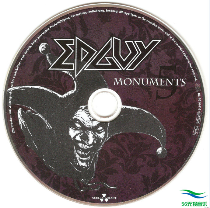 Edguy - 《Monuments (Earbook Edition) 4CD》2017德国金属[FLAC 无损]